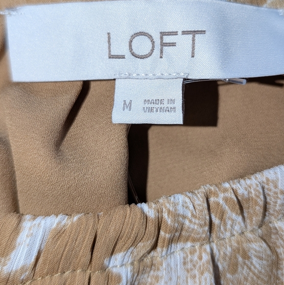 Loft Floral Side Tie Bubble Top - Picture 3 of 16